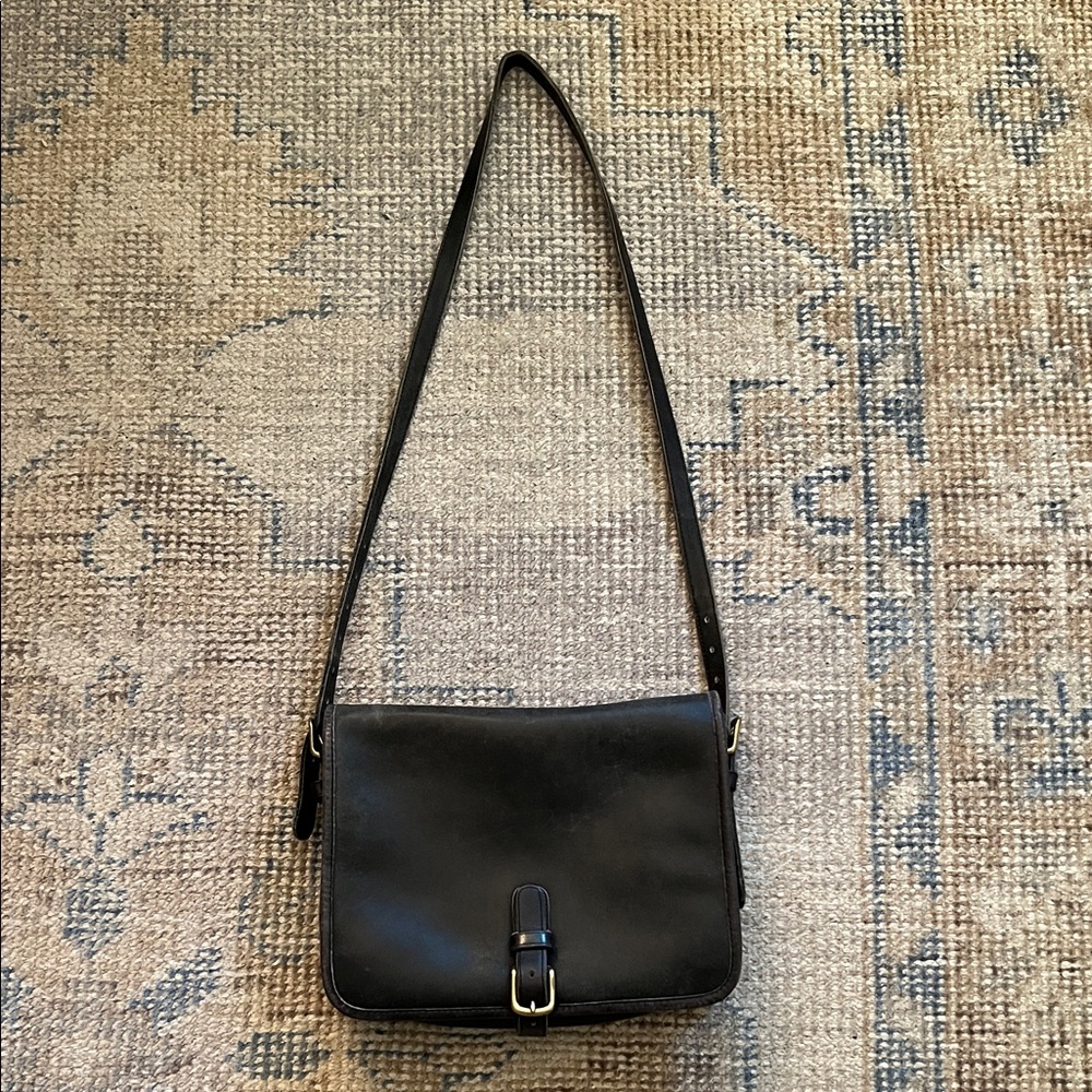 Vintage Coach Saddle Pouch Large, No. 9585 - Picture 2 of 11